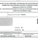 Admit Card